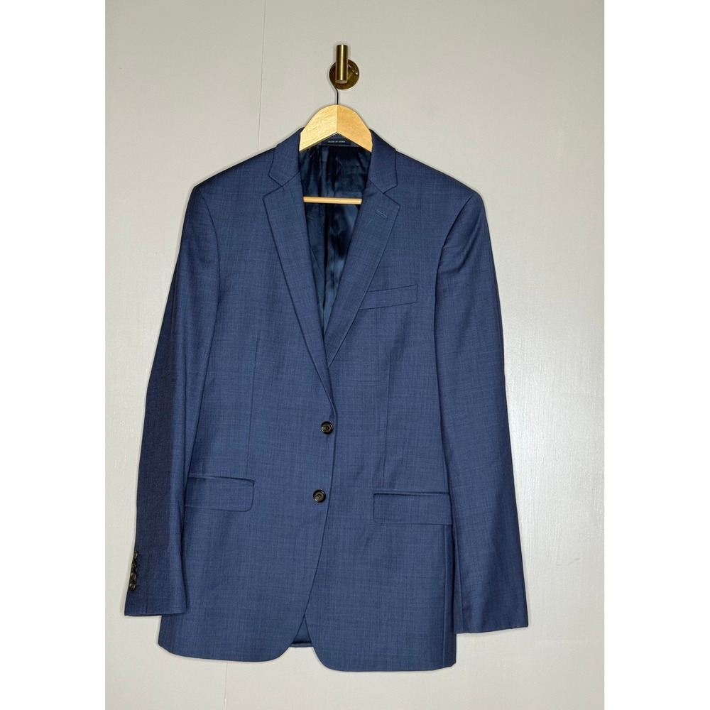 100% Wool Ralph Ralph Lauren Blue Blazer 40L Dillard's Men's Sport Coat